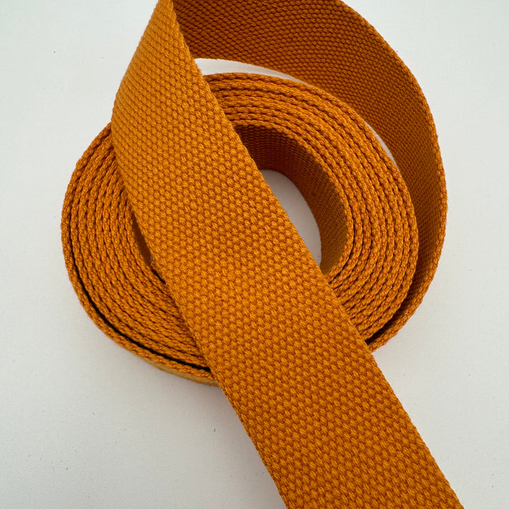 Ochre cotton webbing