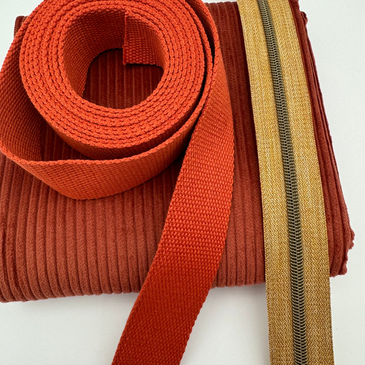 Terracotta cotton webbing