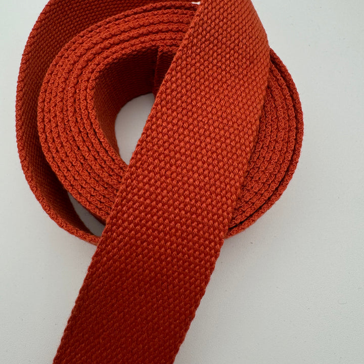 Terracotta cotton webbing