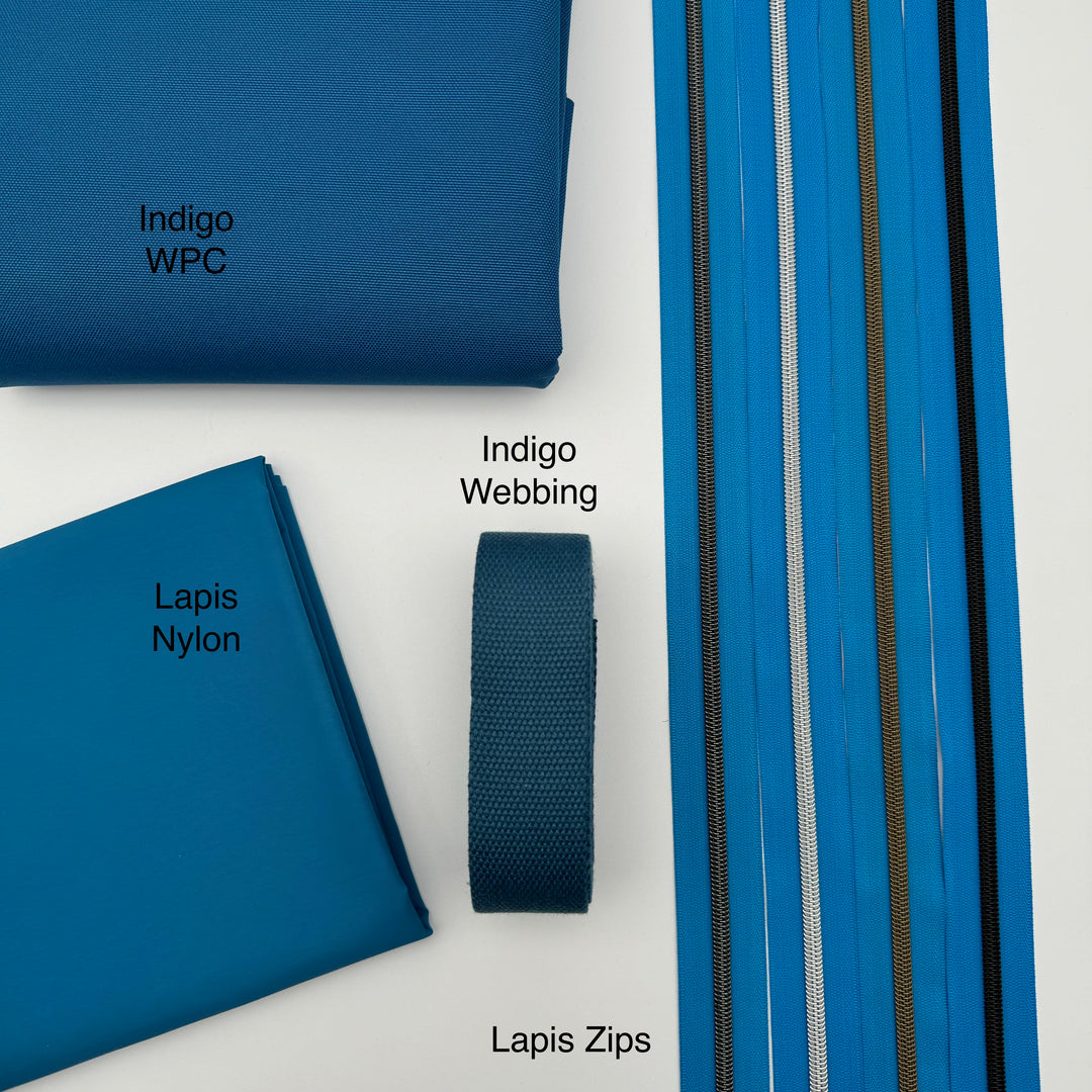 Indigo cotton webbing