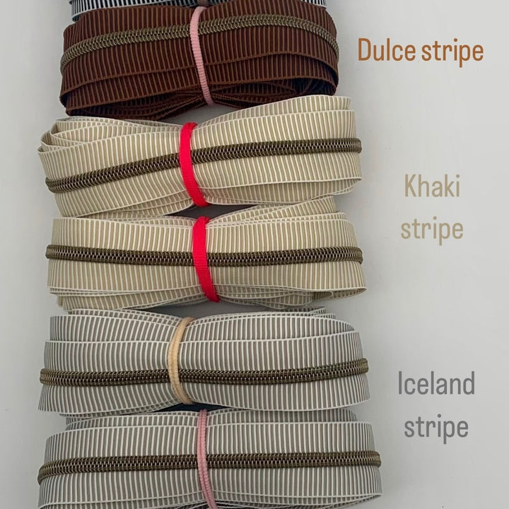 Stripe Khaki Bronze