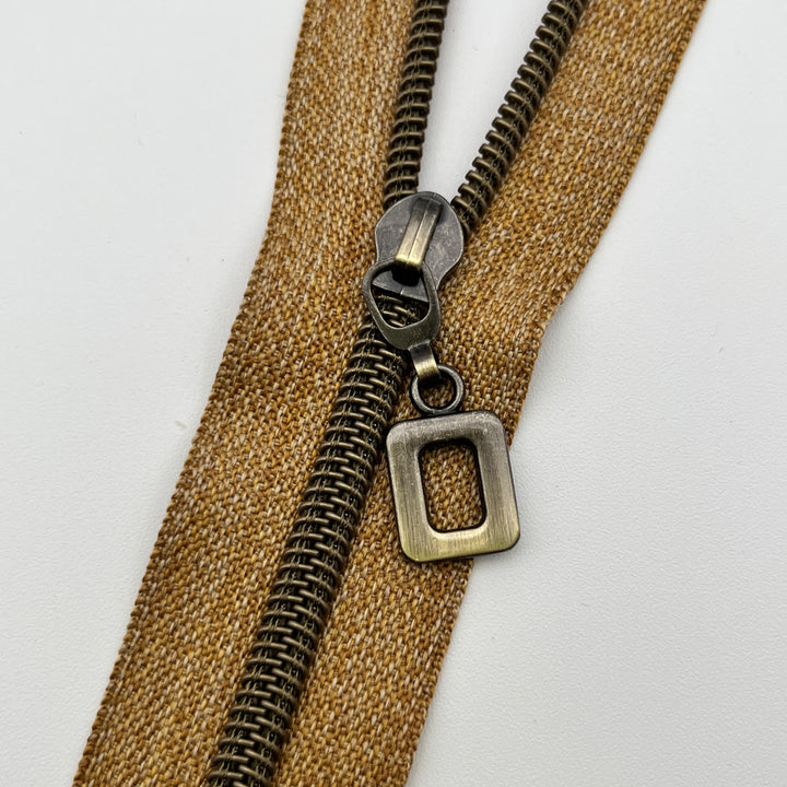 Square Pull brushed bronze