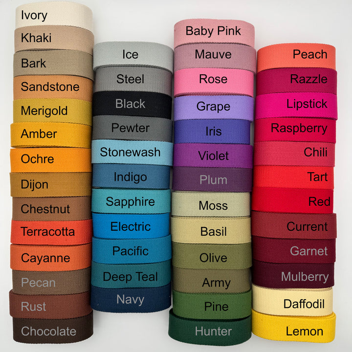 Rose cotton webbing