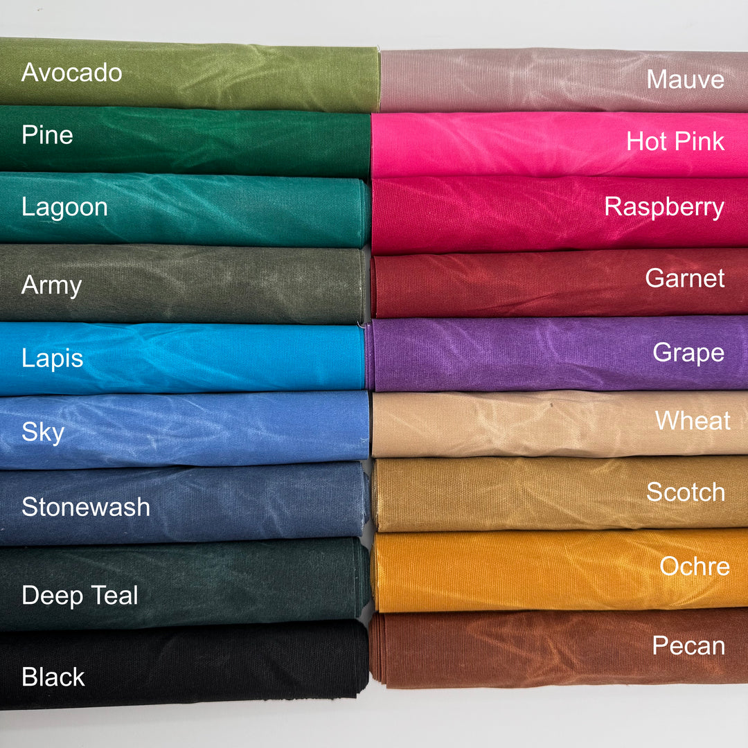 Wax Canvas Color Card