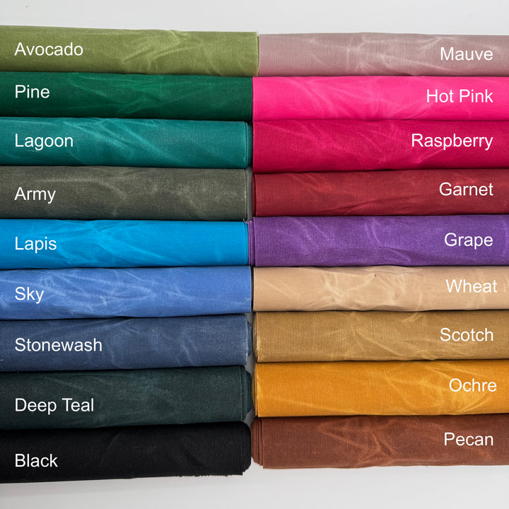 Wax Canvas Color Card