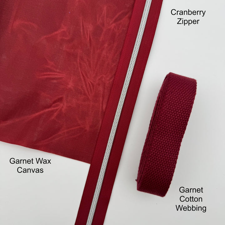 Garnet Wax Canvas