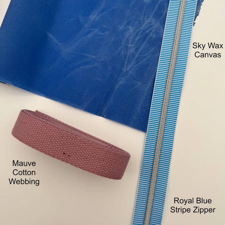 Mauve cotton webbing