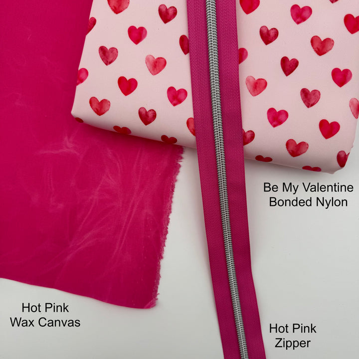 Hot Pink Wax Canvas