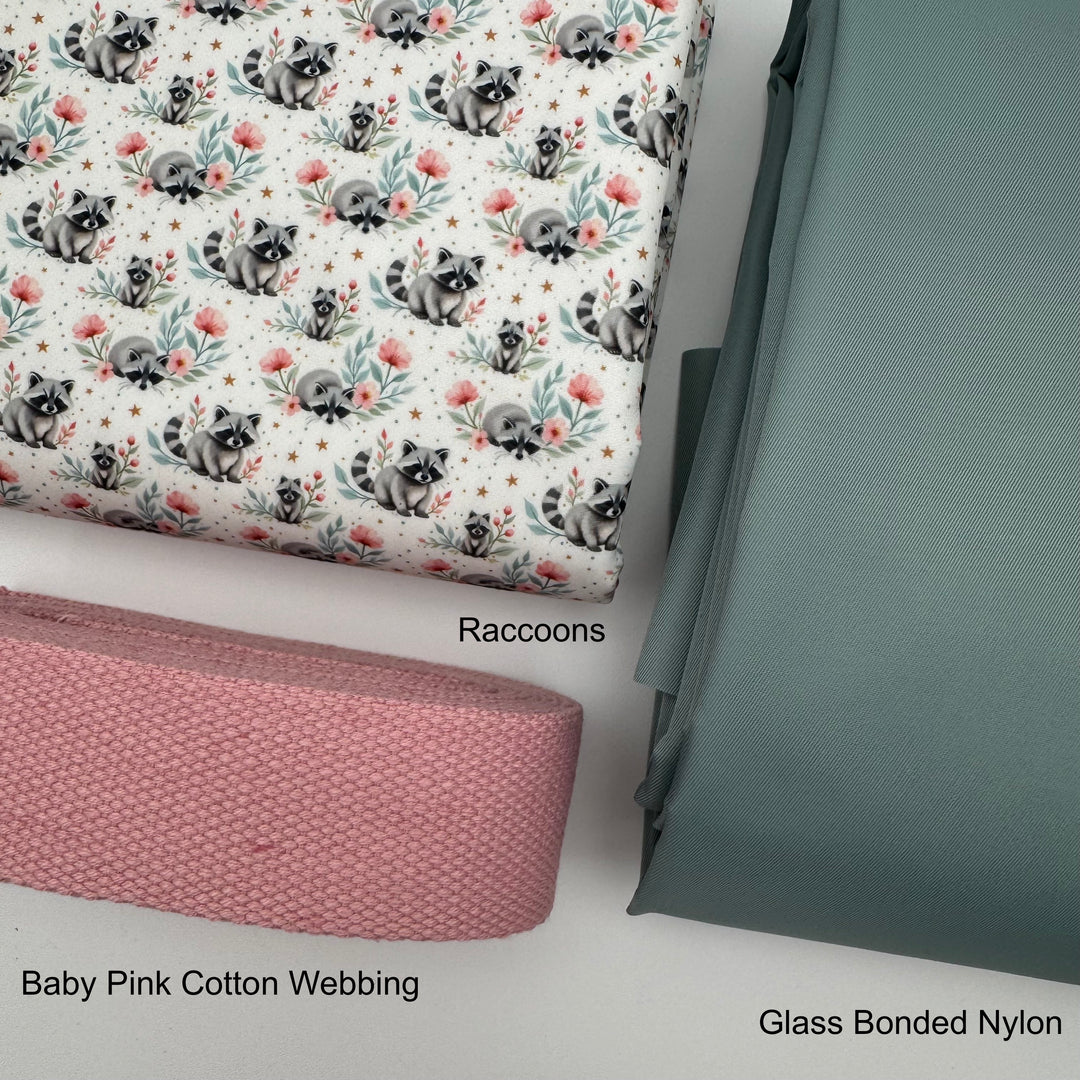 Baby Pink cotton webbing
