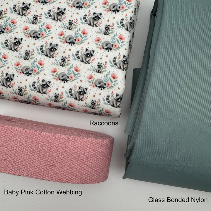 Baby Pink cotton webbing