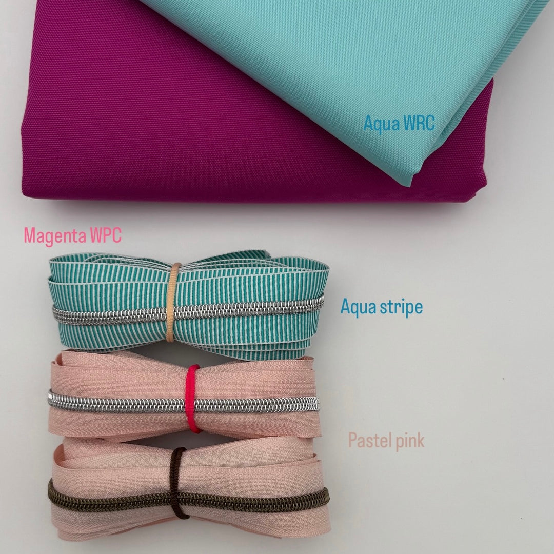 Stripe Aqua Silver