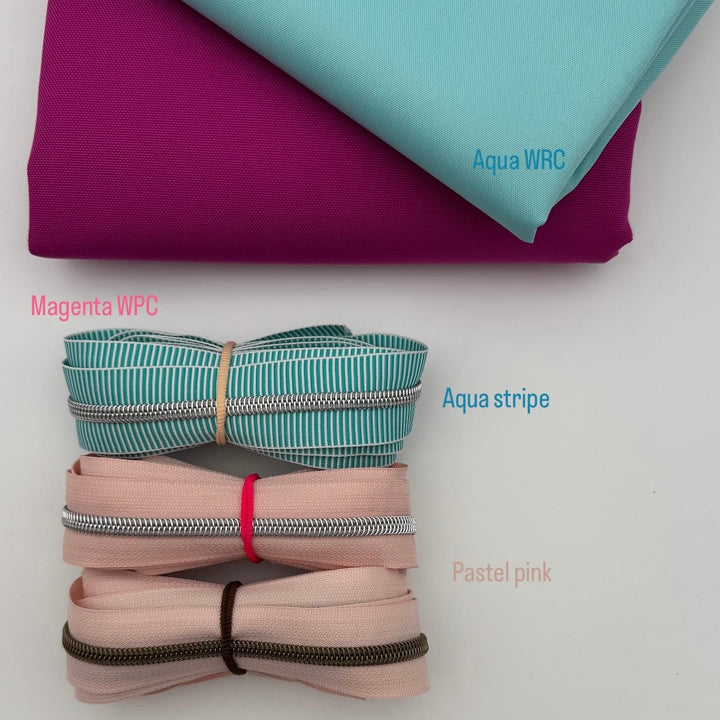 Stripe Aqua Silver