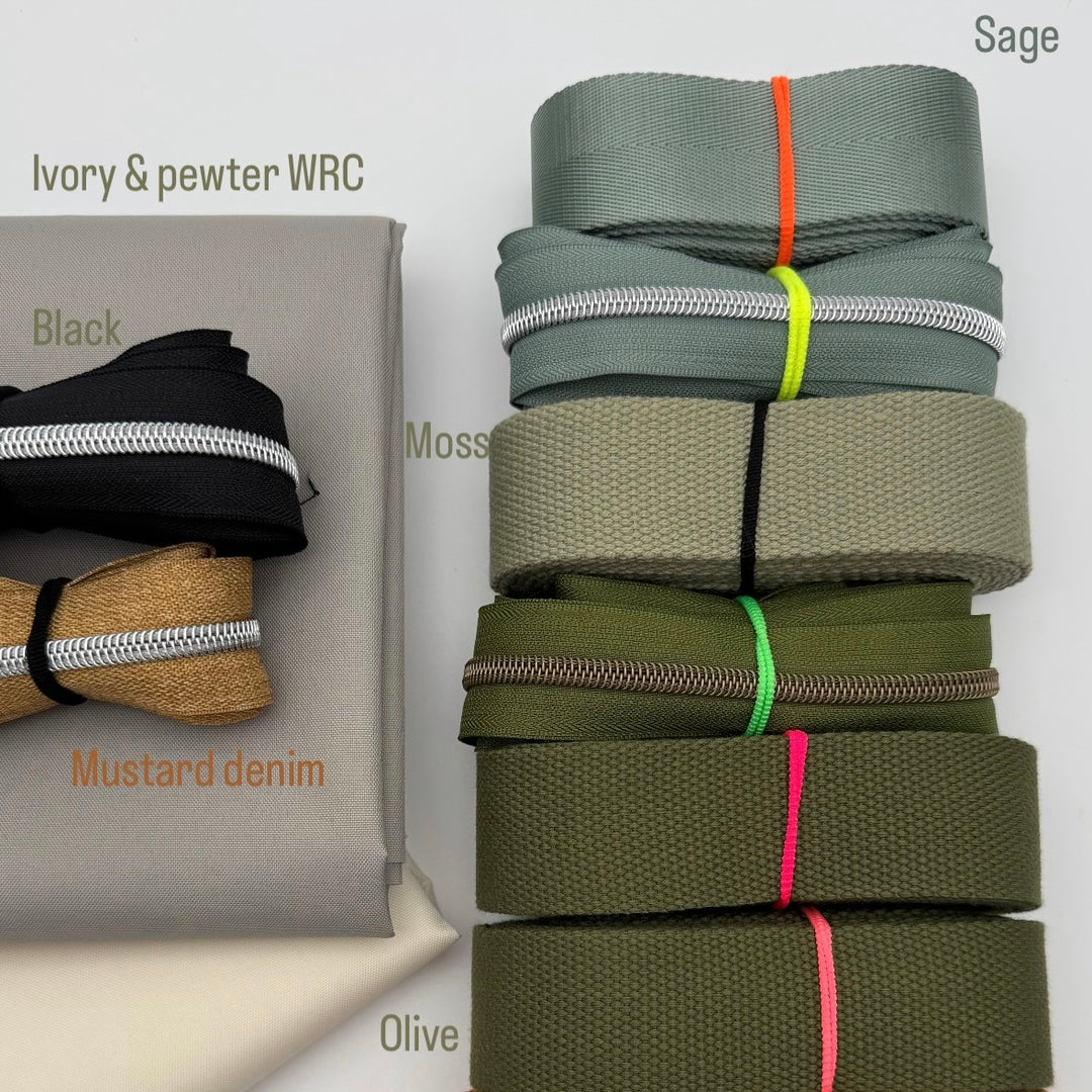Moss cotton webbing