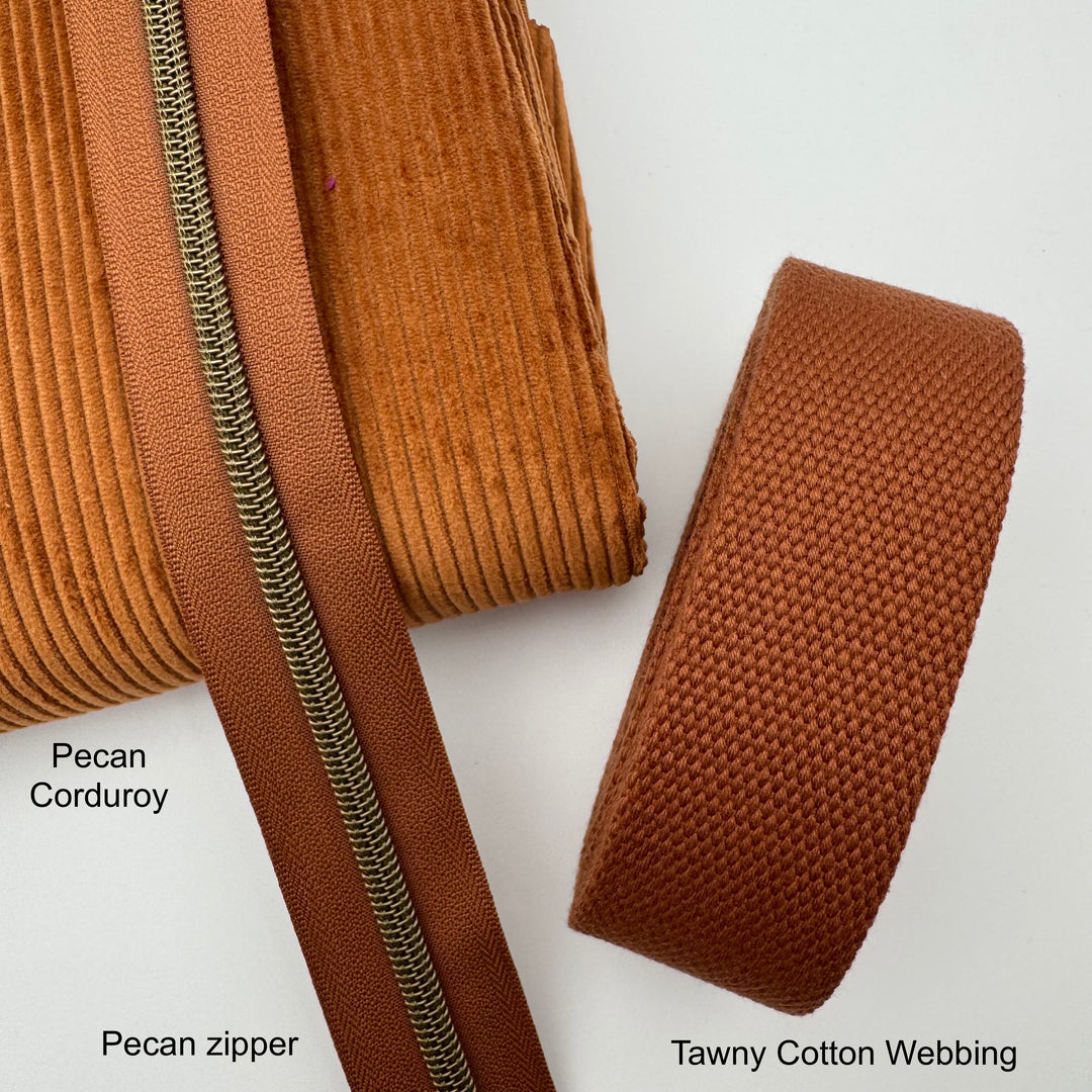 Tawny cotton webbing