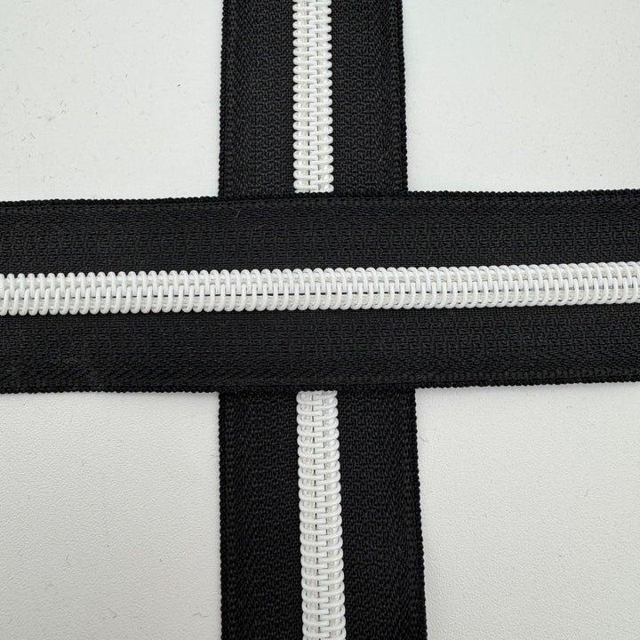 Black White