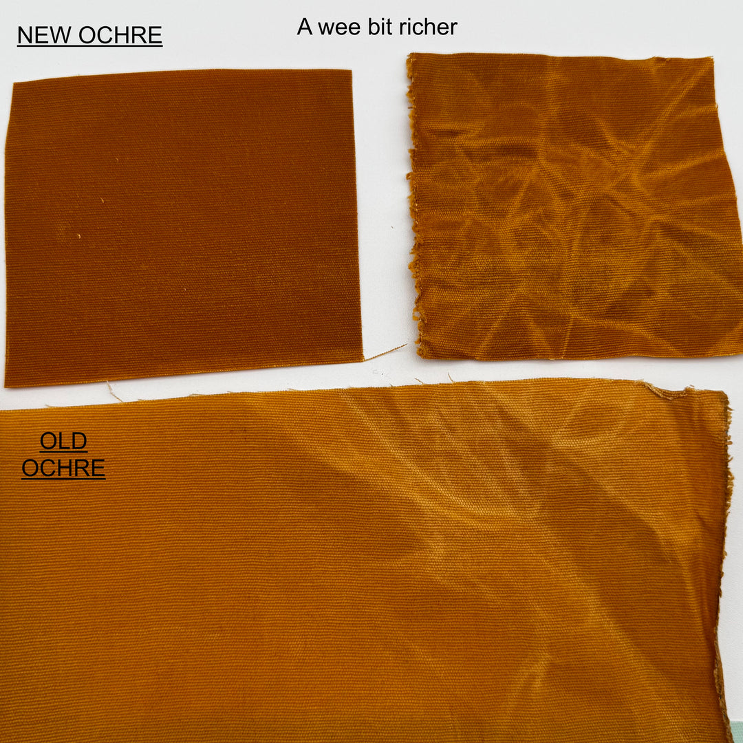 Ochre Wax Canvas