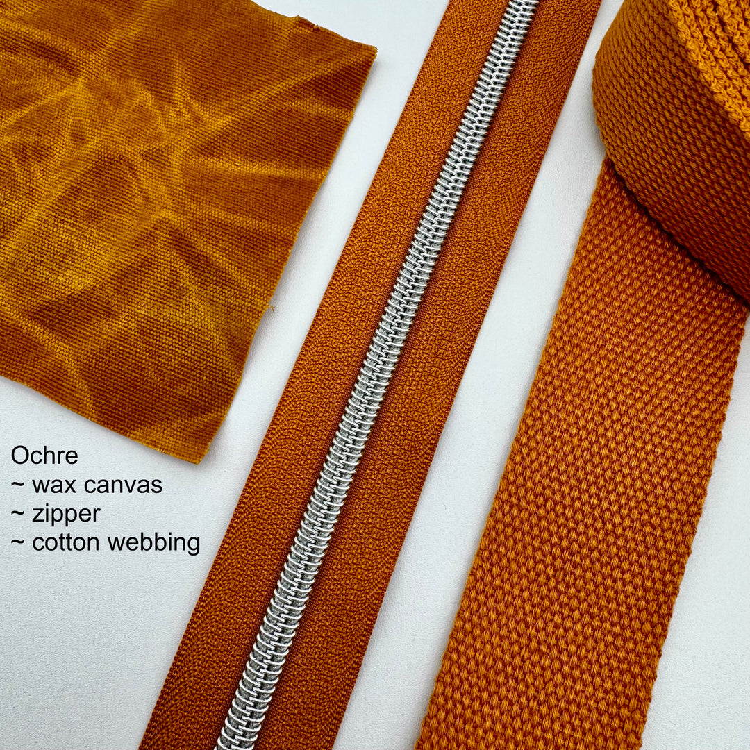 Ochre cotton webbing