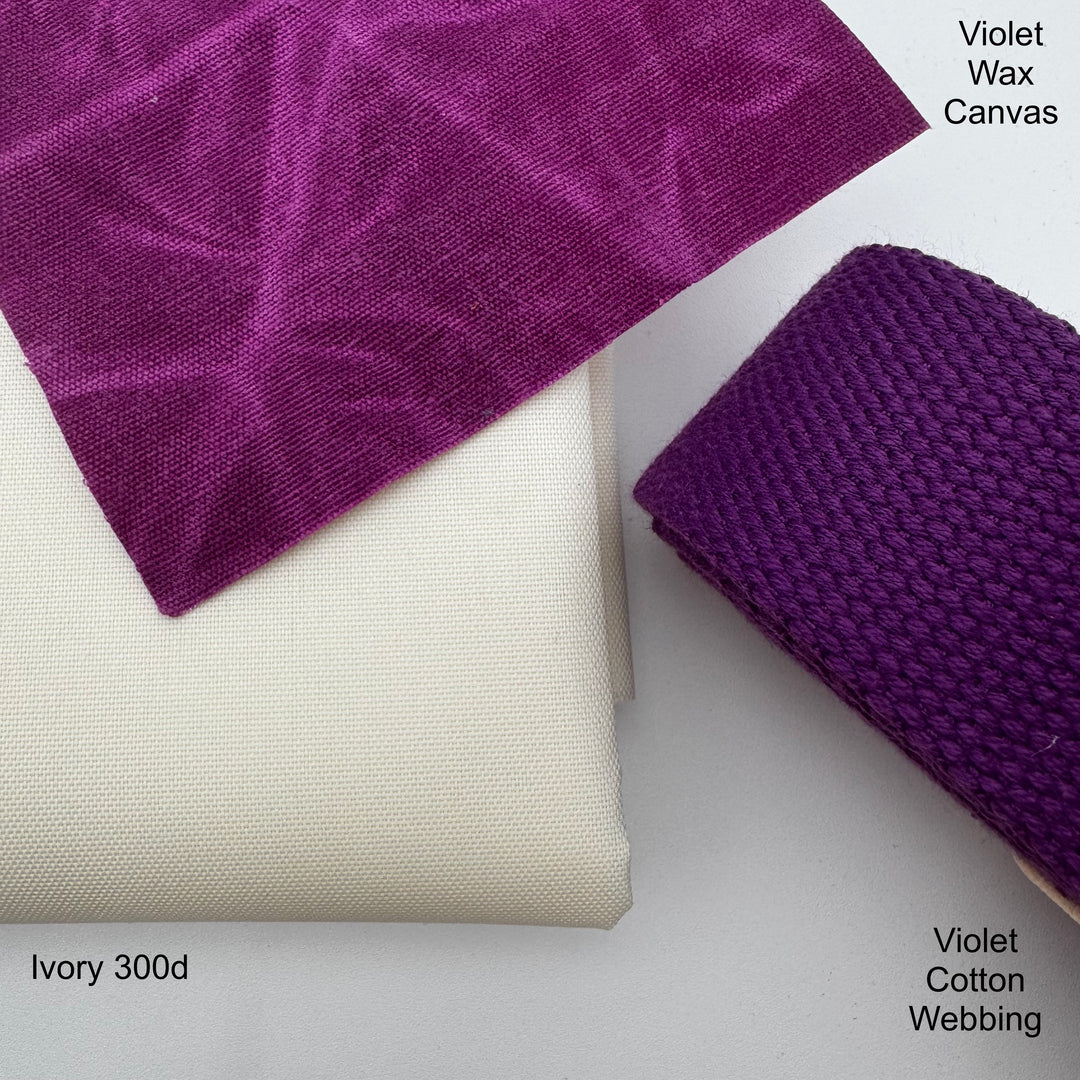 Violet Wax Canvas