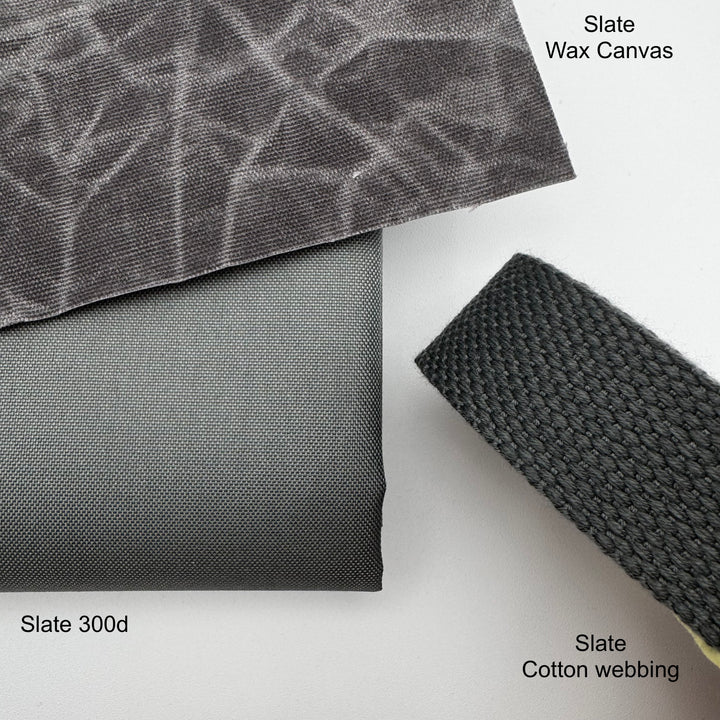 Slate cotton webbing