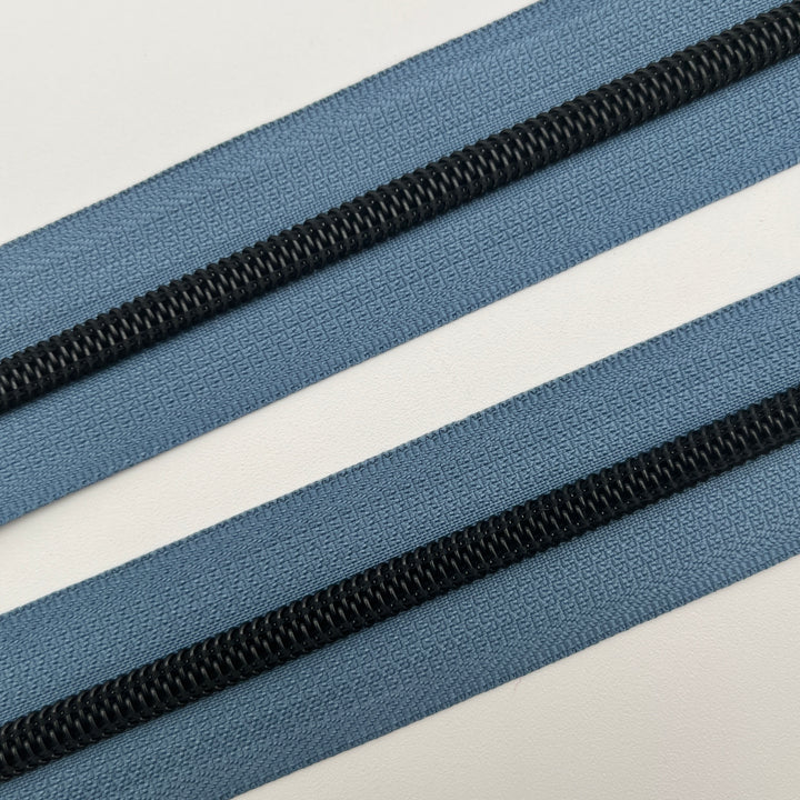 Stonewash Matte Black - #5 Nylon Zipper Tape