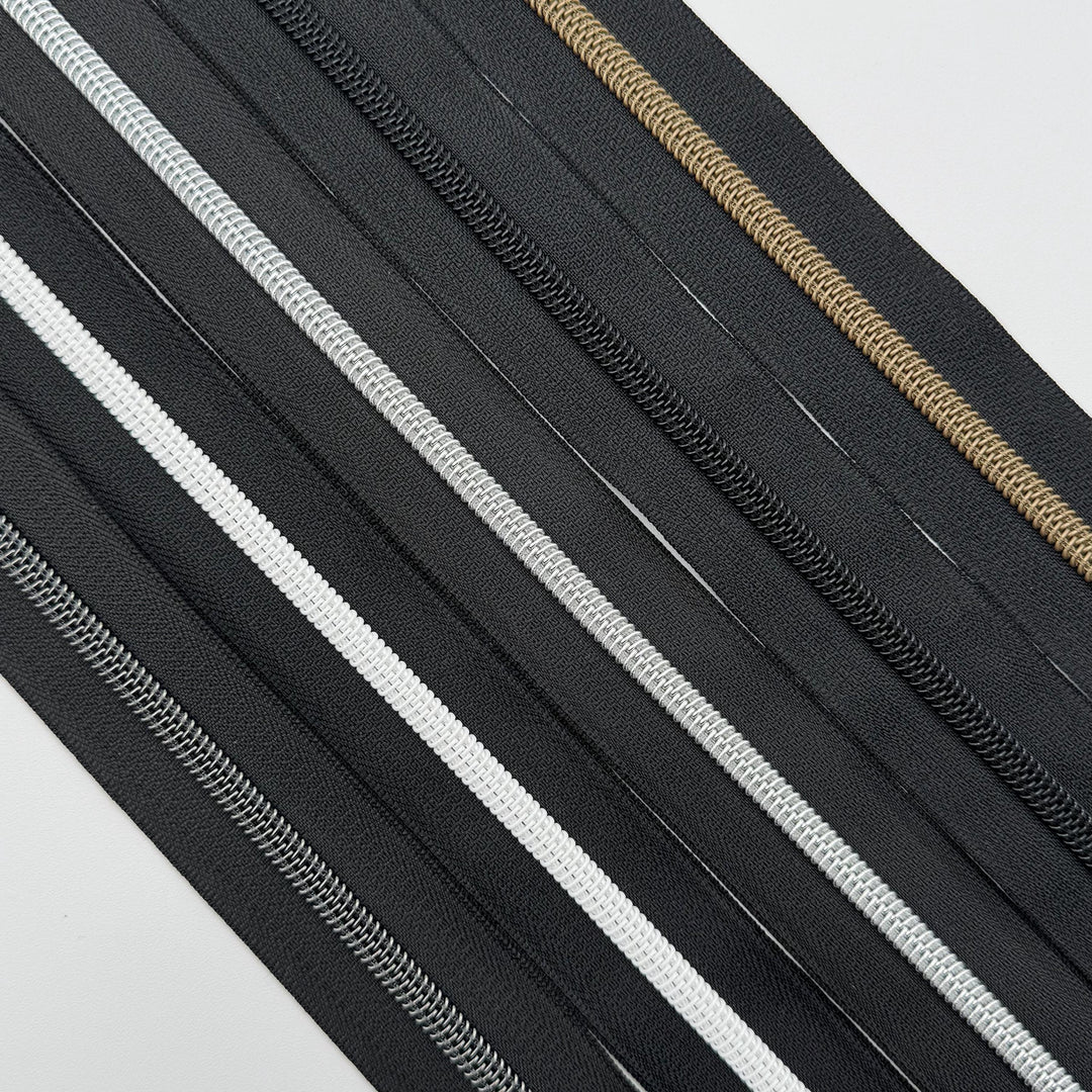 Black #5 Tape | Zipper By The Yard | 1,3,5 yard continuous cuts
