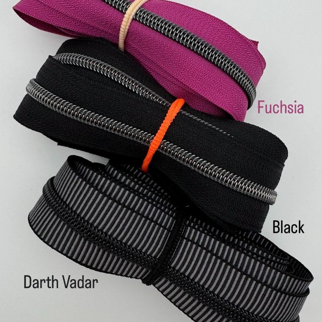 Black #5 Tape | Zipper By The Yard | 1,3,5 yard continuous cuts