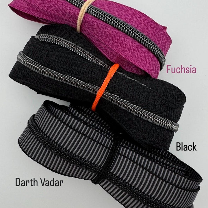 Black #5 Tape | Zipper By The Yard | 1,3,5 yard continuous cuts