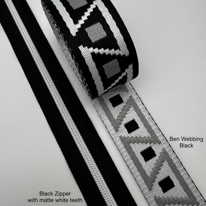 Black #5 Tape | Zipper By The Yard | 1,3,5 yard continuous cuts