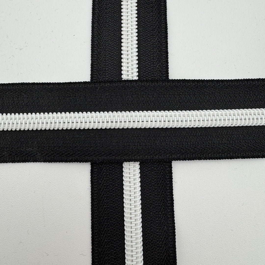 Black #5 Tape | Zipper By The Yard | 1,3,5 yard continuous cuts