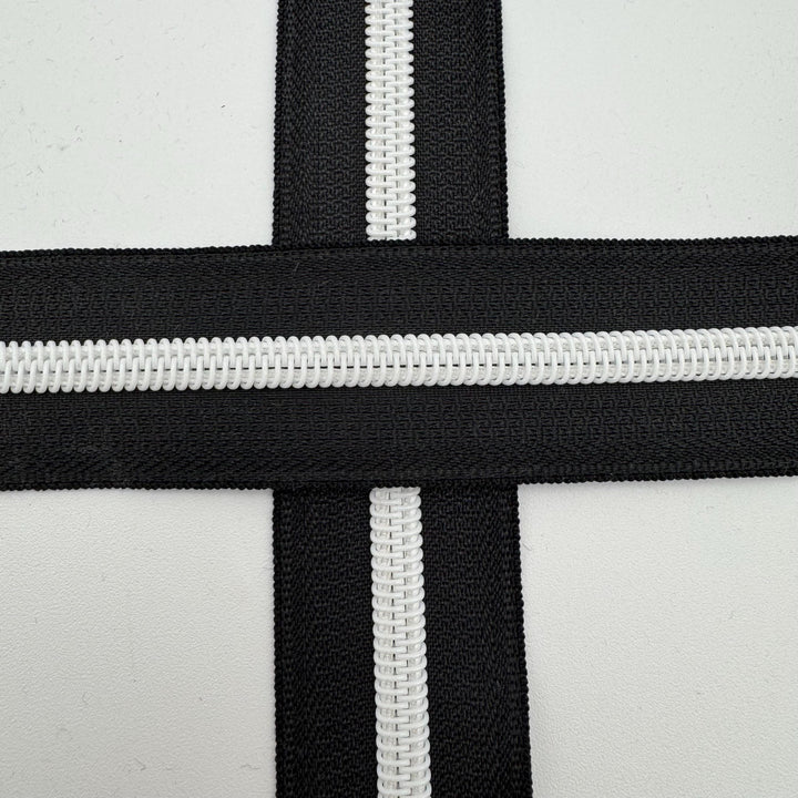 Black #5 Tape | Zipper By The Yard | 1,3,5 yard continuous cuts