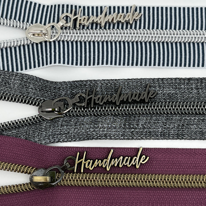 Cursive Handmade pull #5 brushed bronze
