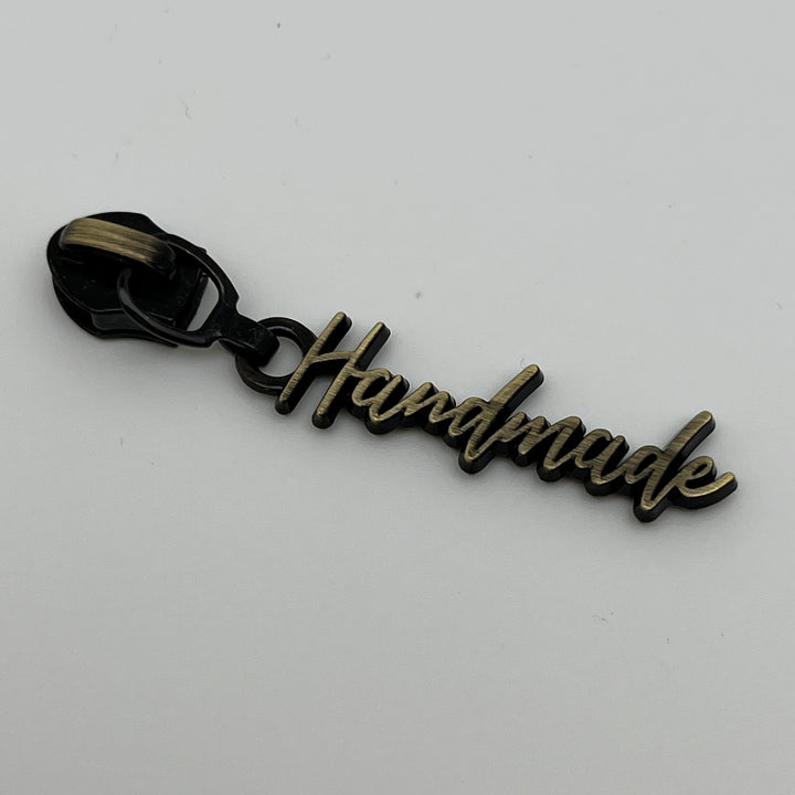 Cursive Handmade pull #5 brushed bronze